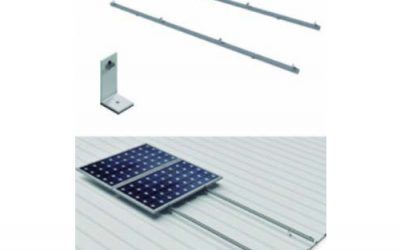 KIT ESTRUCTURA COPLANAR CHAPA 2 PANELES SOLARES