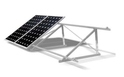 KIT ESTRUCTURA SUELO PLANO 30º 2 PANELES SOLARES
